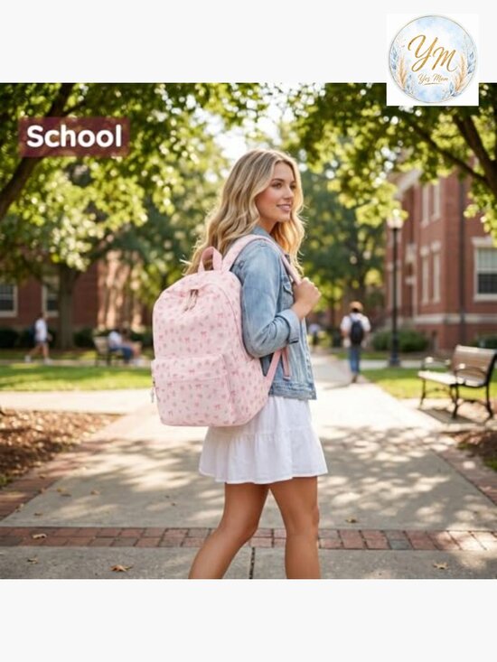 Corduroy Laptop Backpack for School College Travel 17 inch main image 4